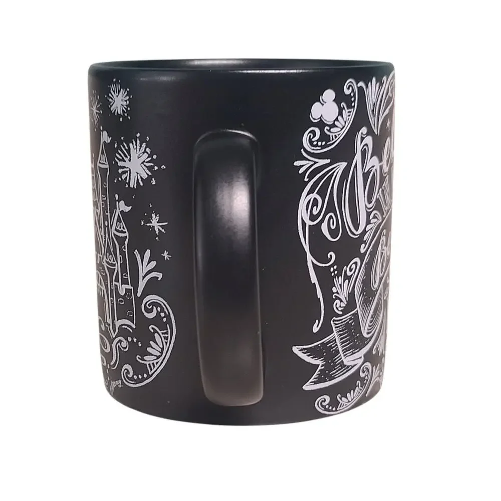 Disney Parks Chalkboard Typography Coffee Mug Matte Black
